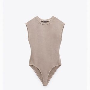 Zara Washed effect bodysuit S
